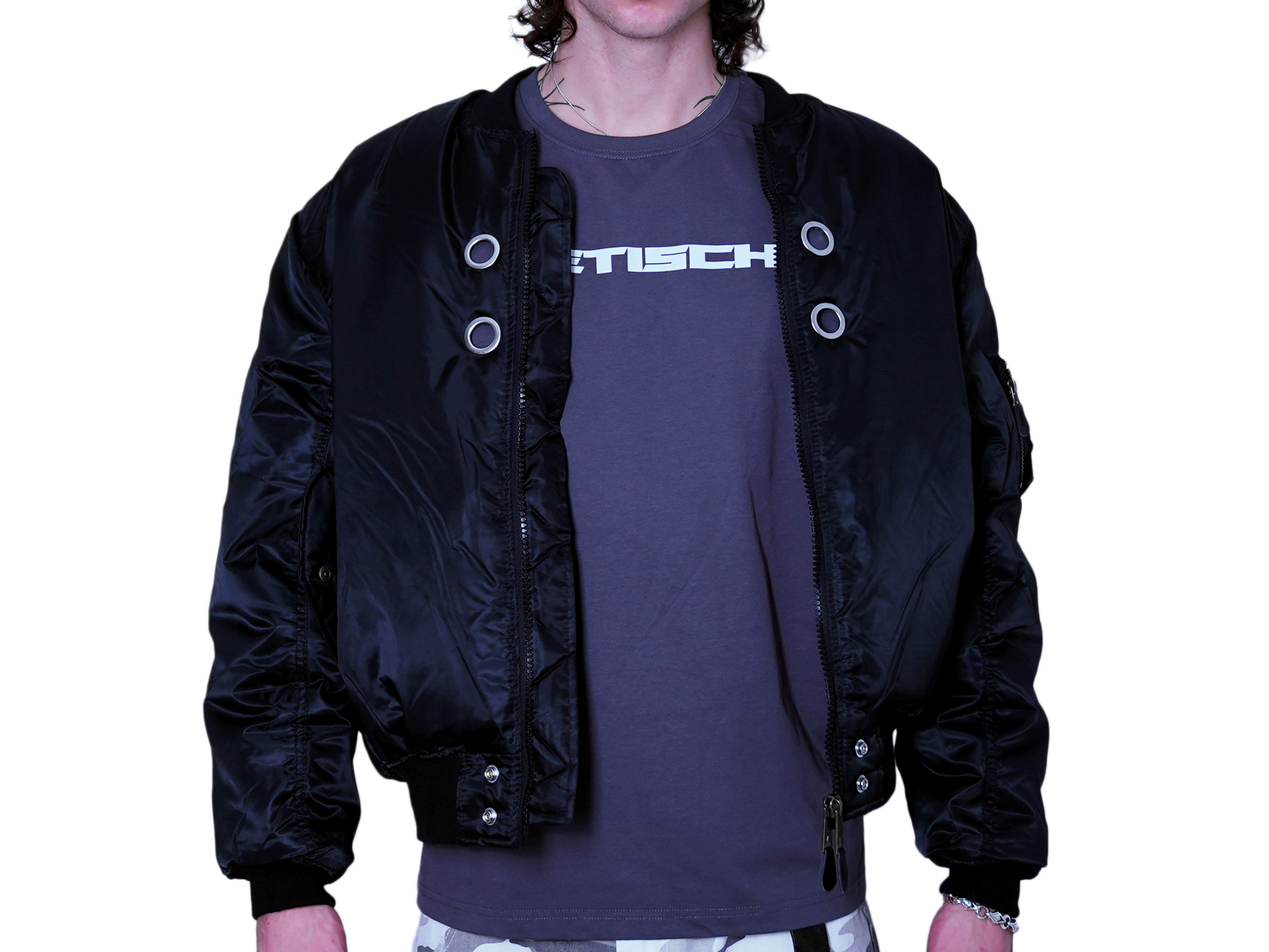 BRUTALISM BOMBER BLACK