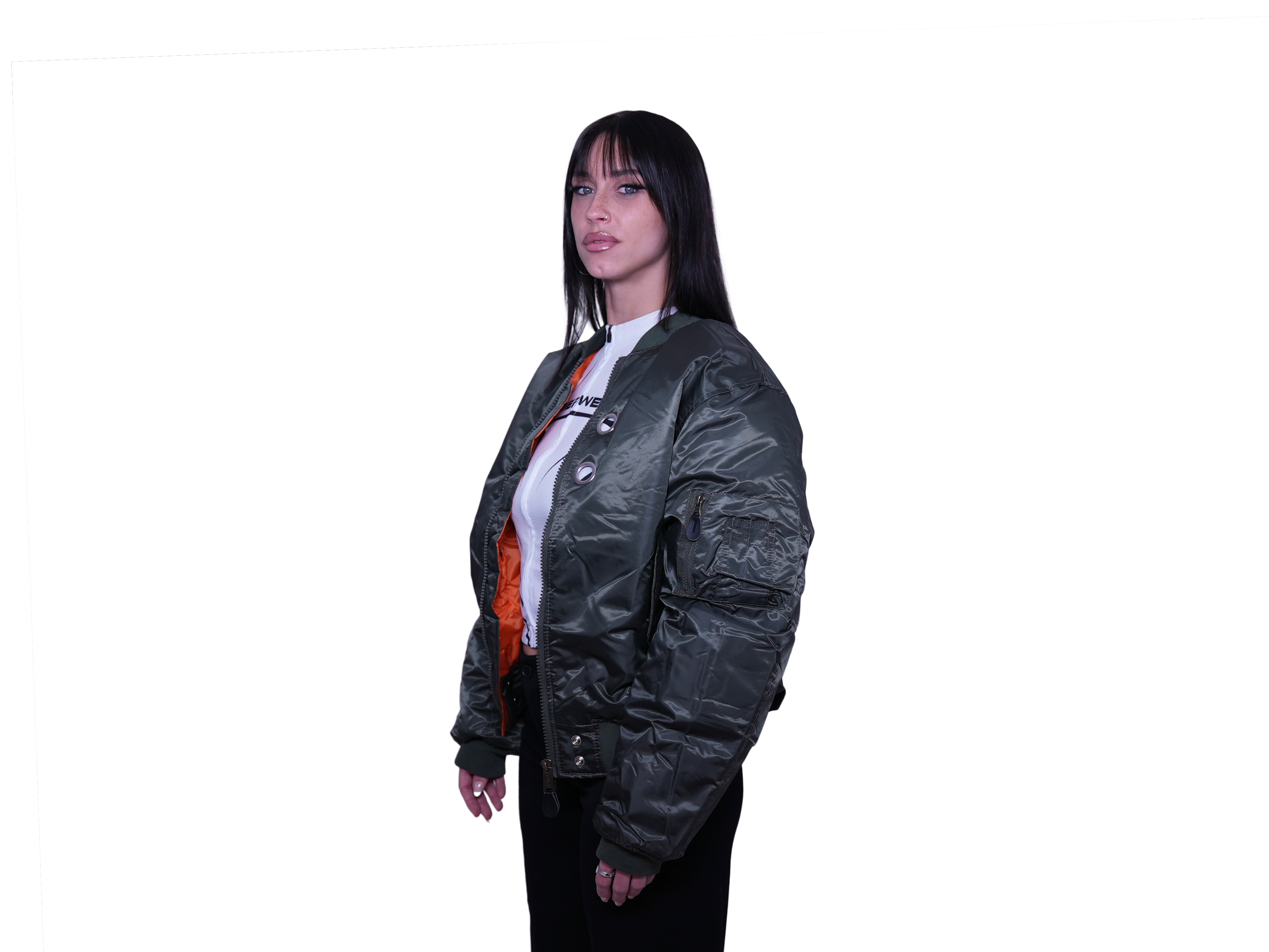 BRUTALISM BOMBER GREEN