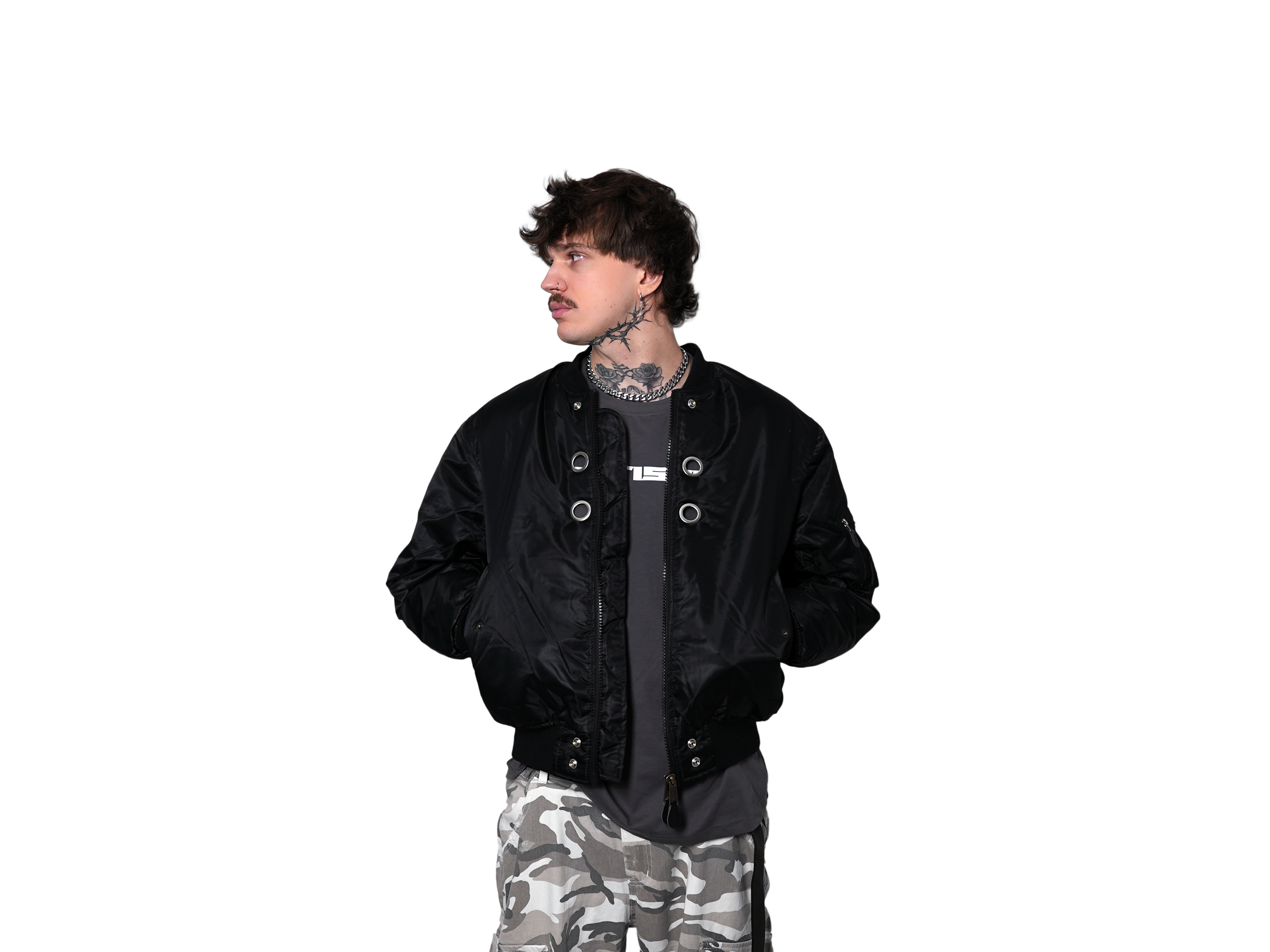 BRUTALISM BOMBER BLACK