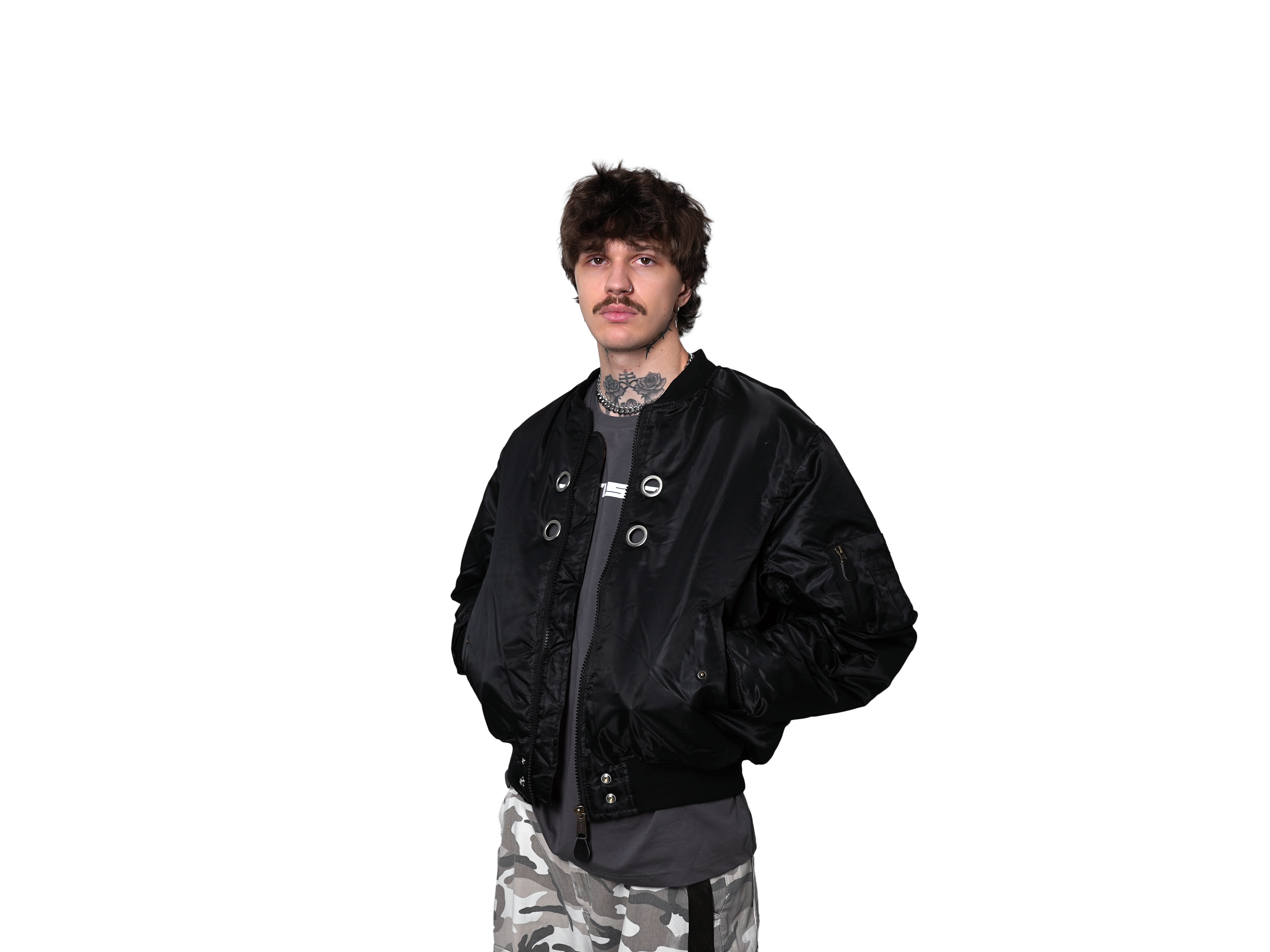 BRUTALISM BOMBER BLACK