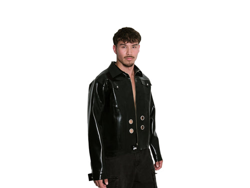 BIKER LATEX JACKET