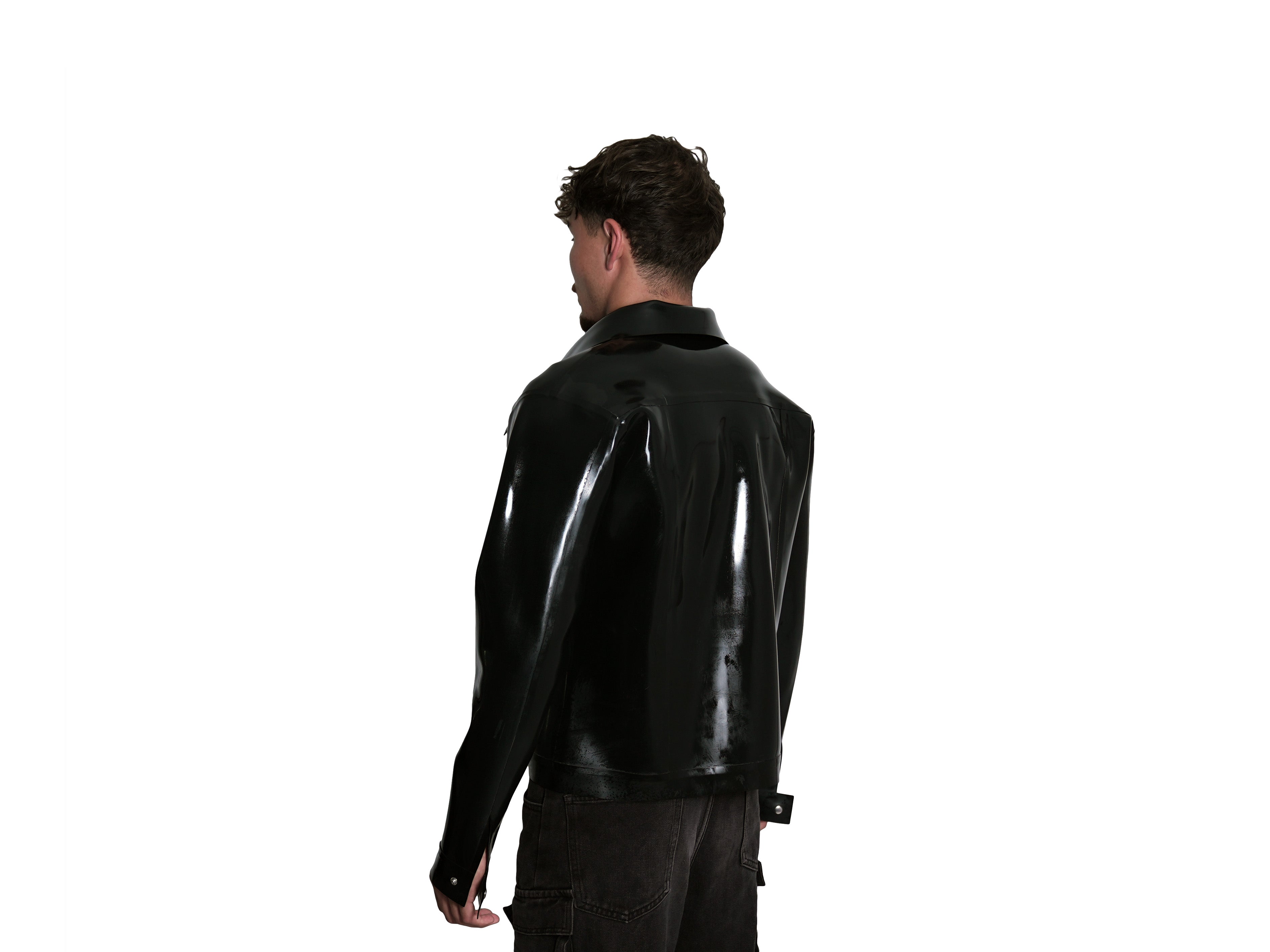 BIKER LATEX JACKET