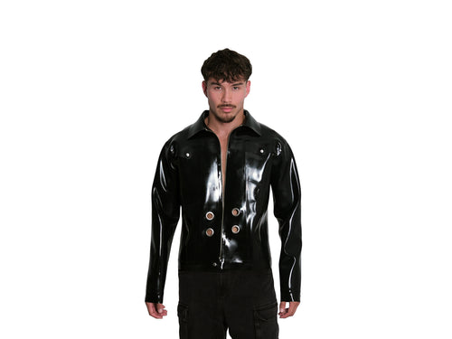 BIKER LATEX JACKET